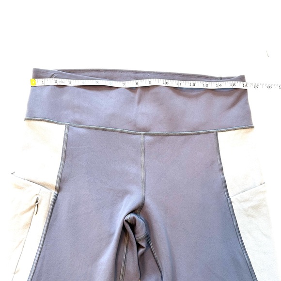 Athleta Colorblock Up For Anything 7/8 tight grey and white leggings - Picture 5 of 11